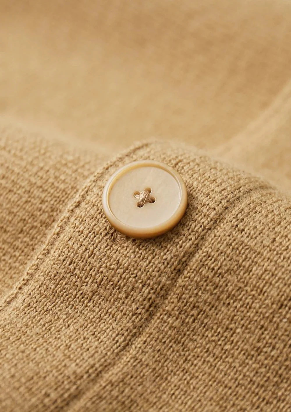 PURE EXTRA-FINE MERINO WOOL BUTTON OVERSHIRT