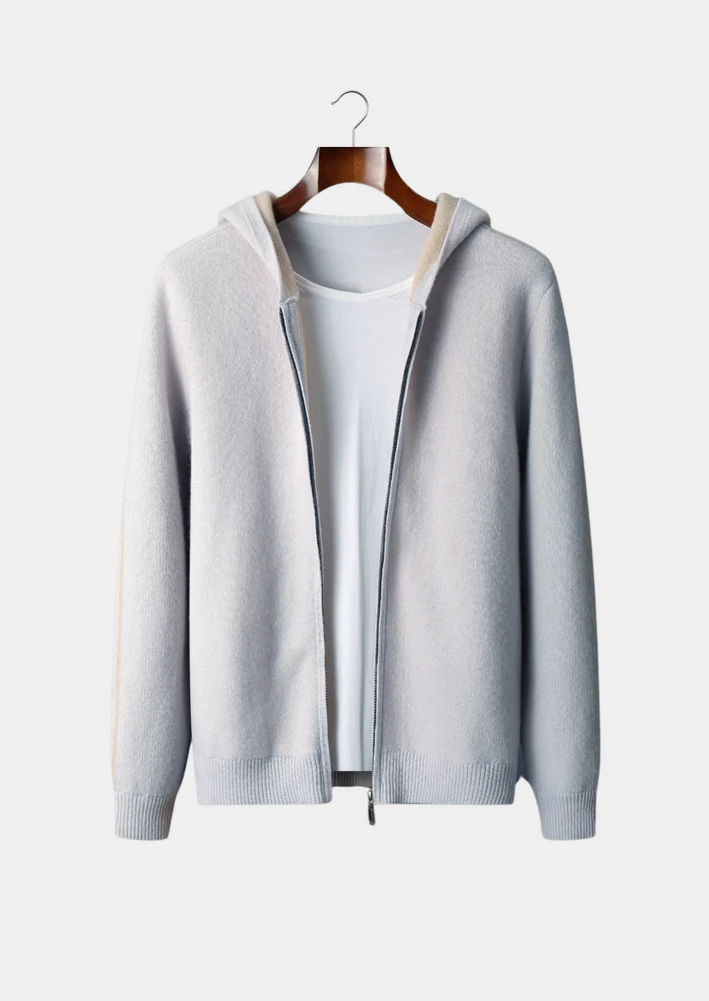 PREMIUM CASHMERE ZIPPER HOODIE