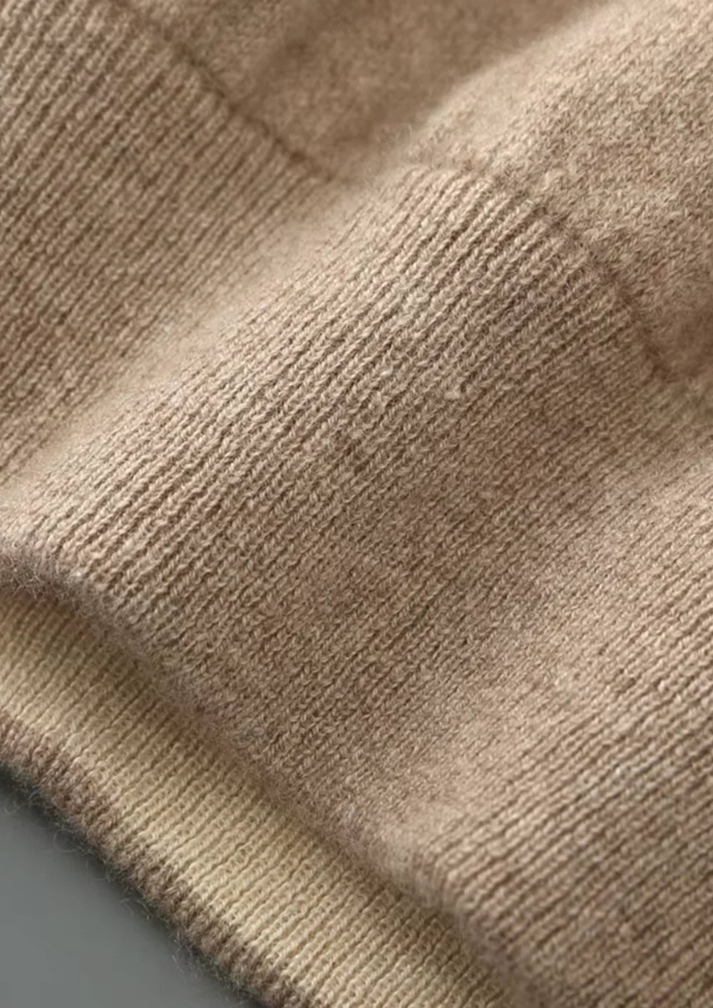 PURE EXTRA-FINE MERINO WOOL ZIP CARDIGAN