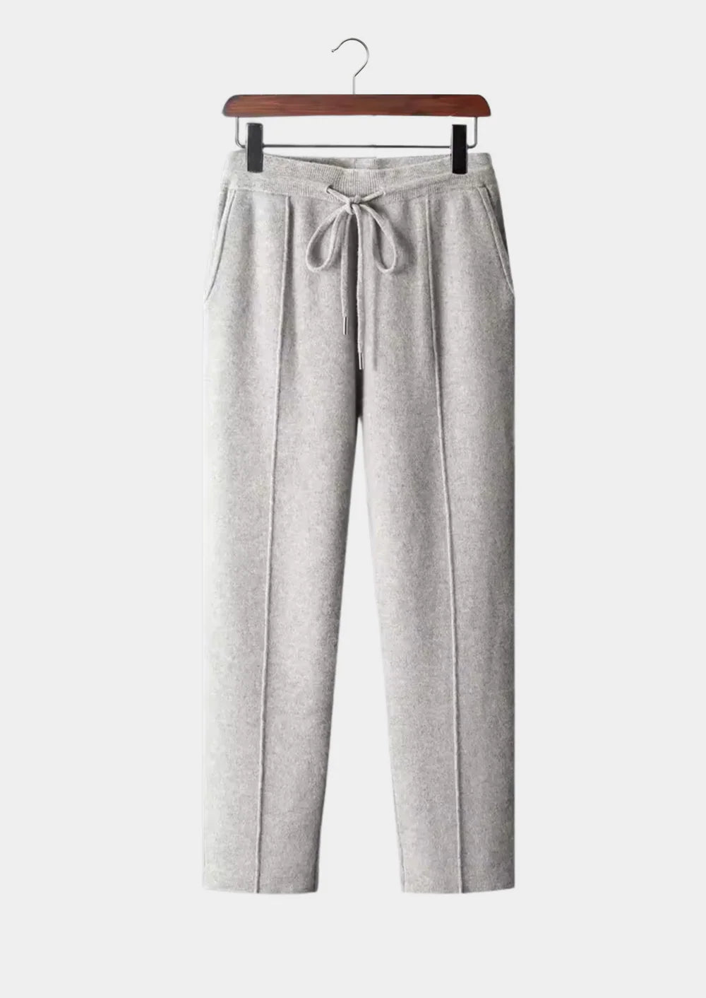 PURE EXTRA-FINE MERINO WOOL LEISURE TROUSERS