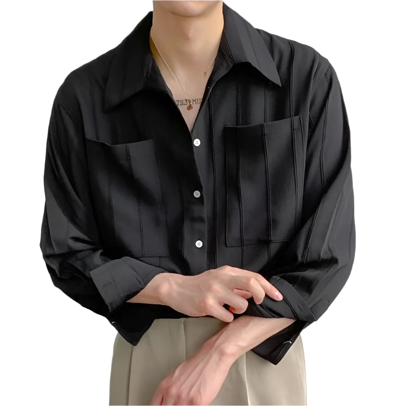 Modaura™ | ST Tropez geribbeld overhemd