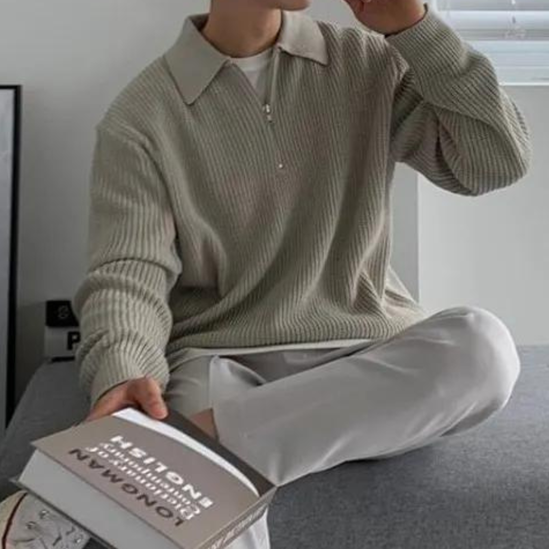 Modaura™ | Trui met halve rits