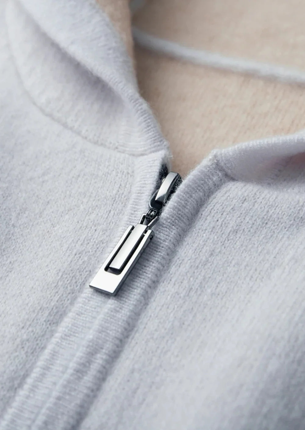 PREMIUM CASHMERE ZIPPER HOODIE