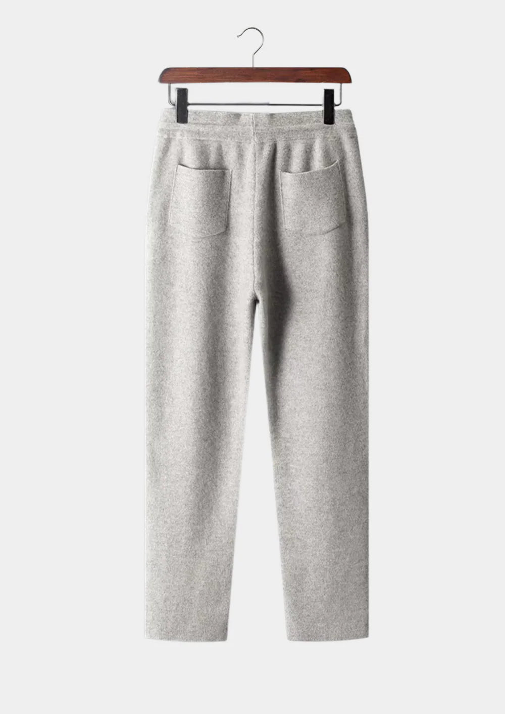 PURE EXTRA-FINE MERINO WOOL LEISURE TROUSERS