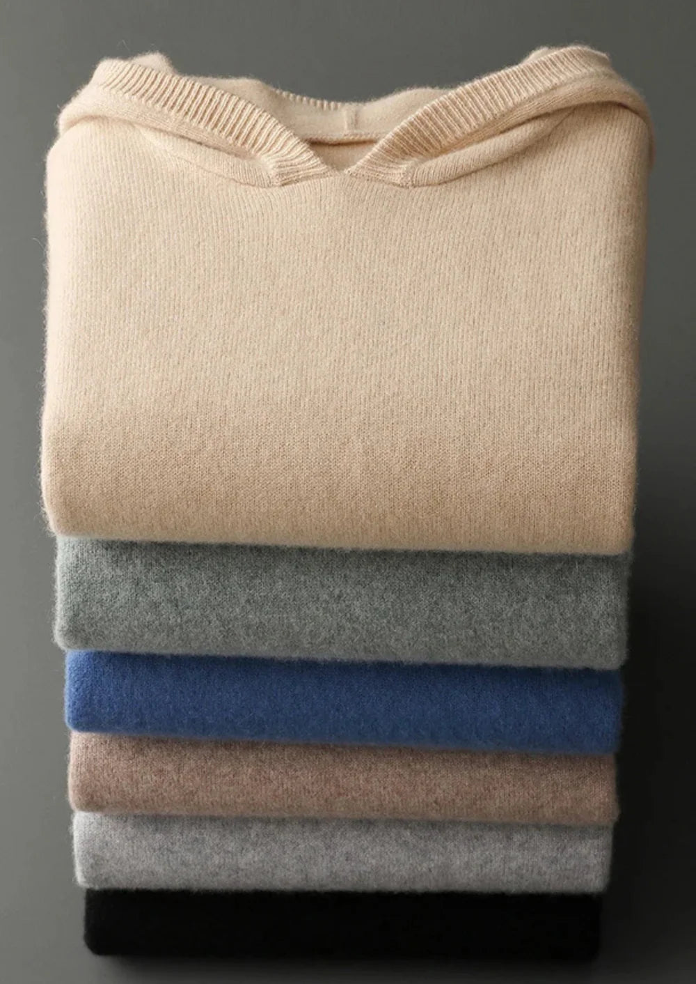 PREMIUM CASHMERE LEISURE HOODIE
