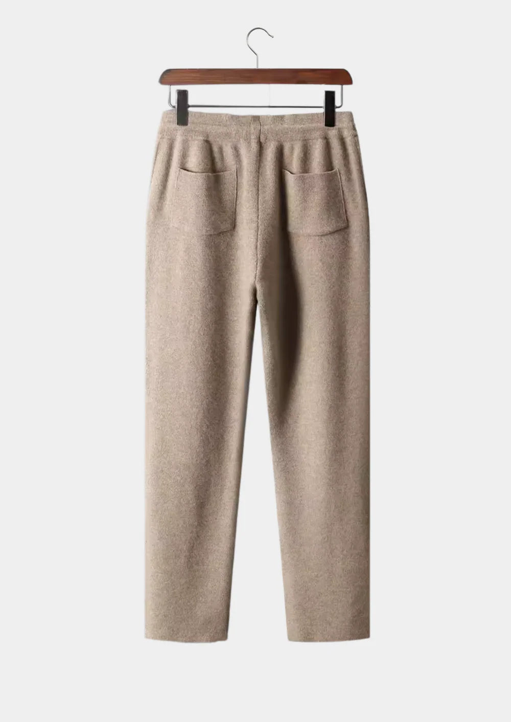 PURE EXTRA-FINE MERINO WOOL LEISURE TROUSERS
