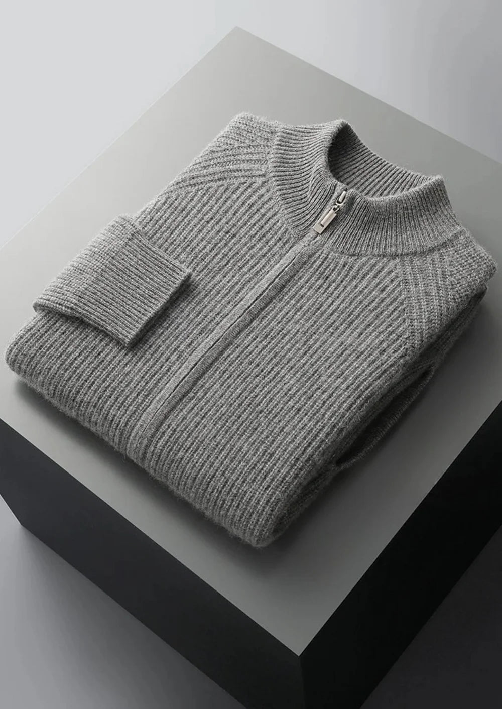 PREMIUM CASHMERE RIBBED VEST