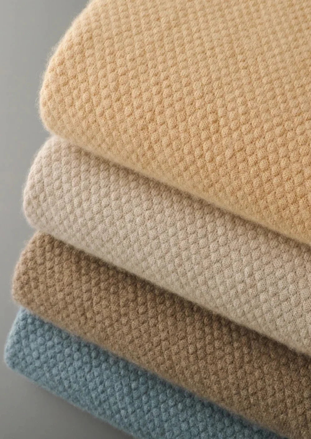 PREMIUM KASJMIER TWEEKLEURIGE POLO