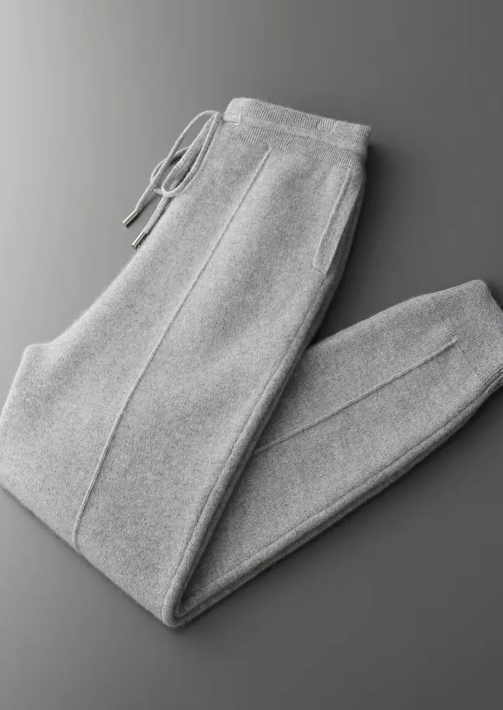 PURE EXTRA-FINE MERINO WOOL LEISURE JOGGERS