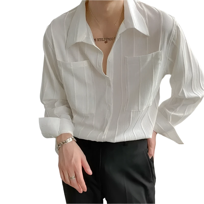 Modaura™ | ST Tropez geribbeld overhemd