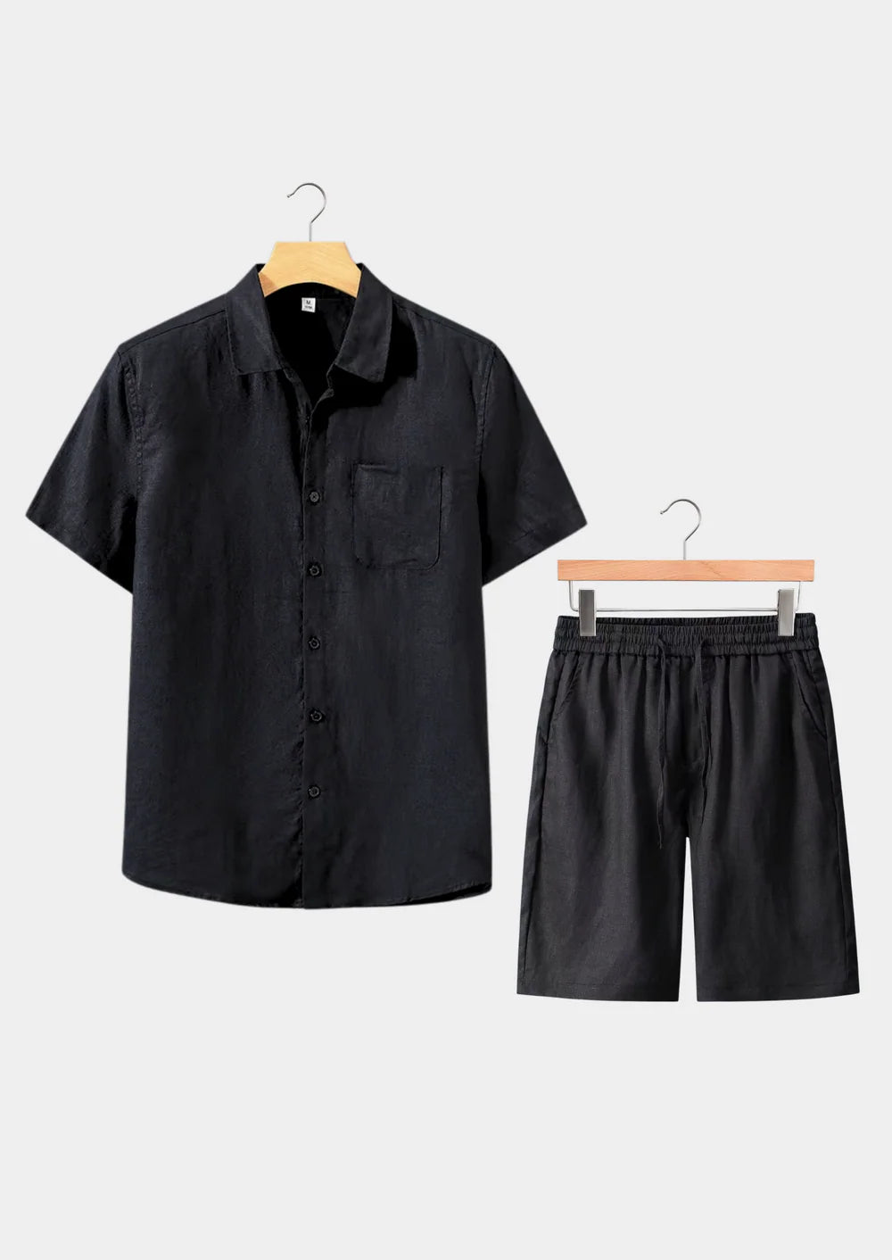 DOLCEVITA SHORTSLEEVE SUMMER SET - BLACK