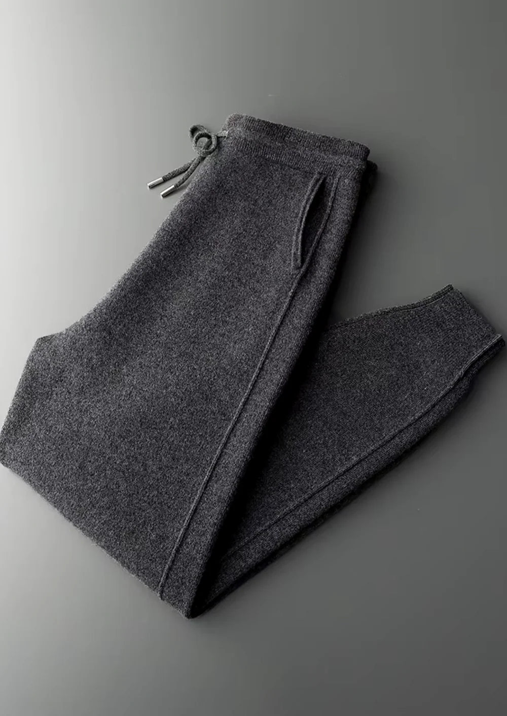 PURE EXTRA-FINE MERINO WOOL LEISURE JOGGERS