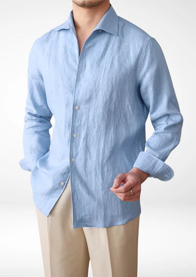 PORTOFINO COASTAL SHIRT- Light Blue