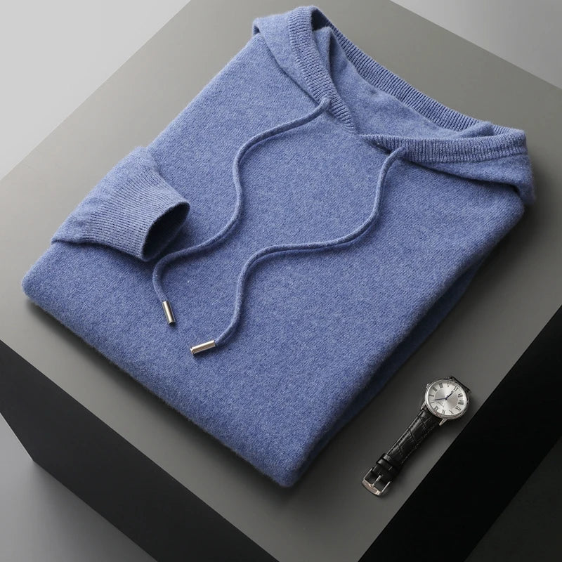 Modaura™ | 100% CASHMERE HOODED SWEATER