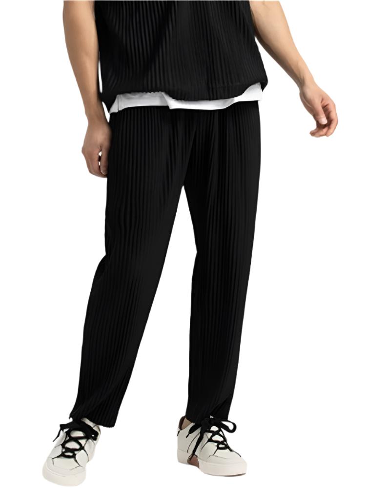 Modaura™ | Geribde Katoenen Pantalon