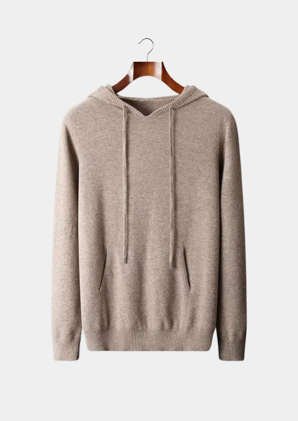 PURE EXTRA-FINE MERINO WOOL LEISURE HOODIE