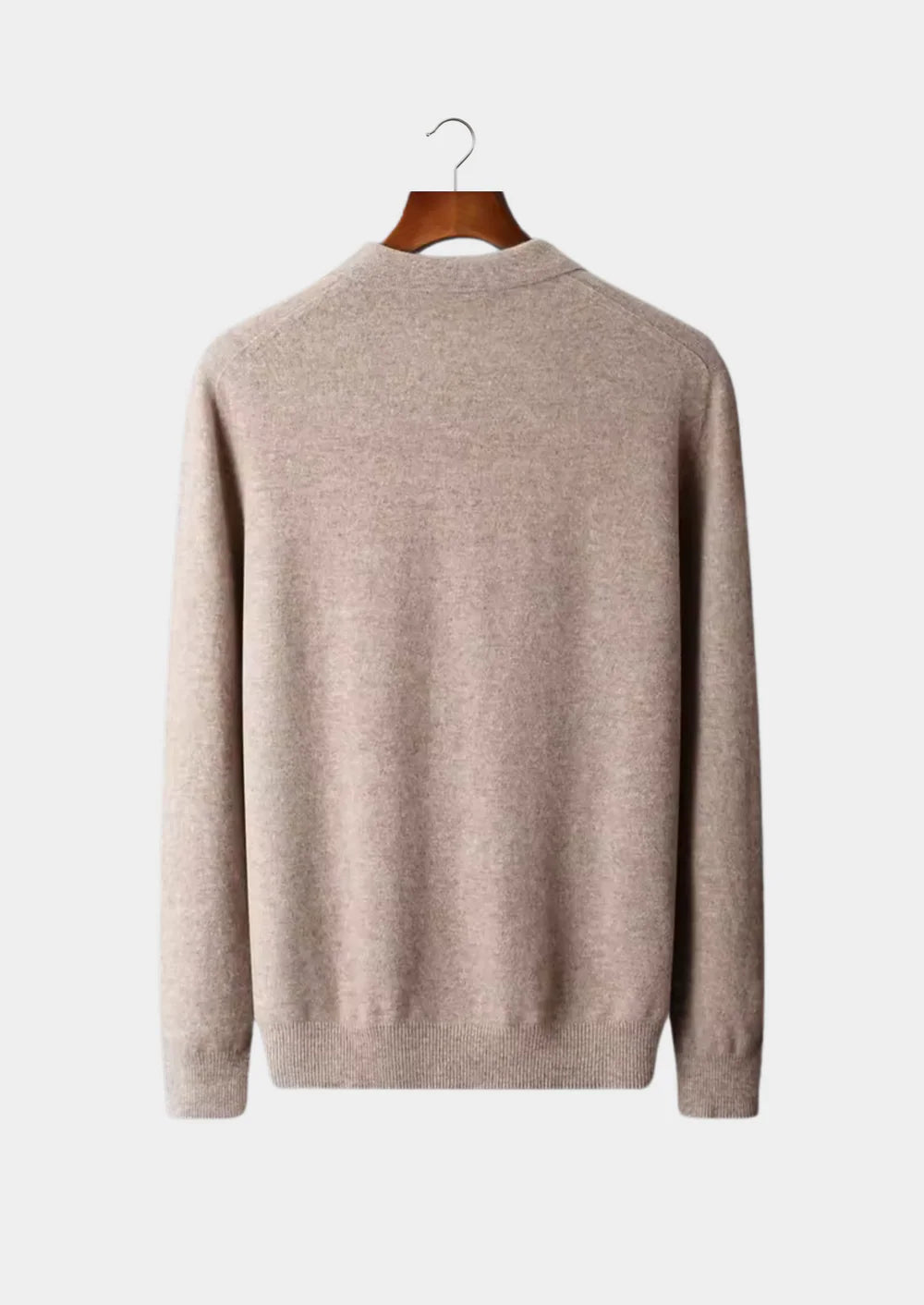 PURE EXTRA-FINE MERINO WOOL CLASSIC SWEATER POLO