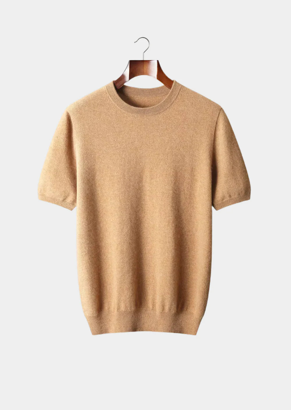 PREMIUM CASHMERE CLASSIC CREWNECK T-SHIRT