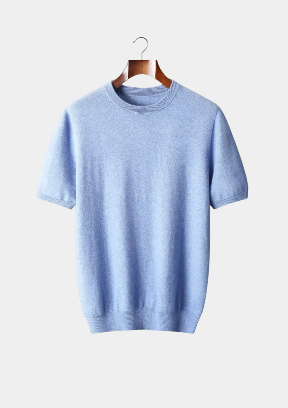 PREMIUM CASHMERE CLASSIC CREWNECK T-SHIRT