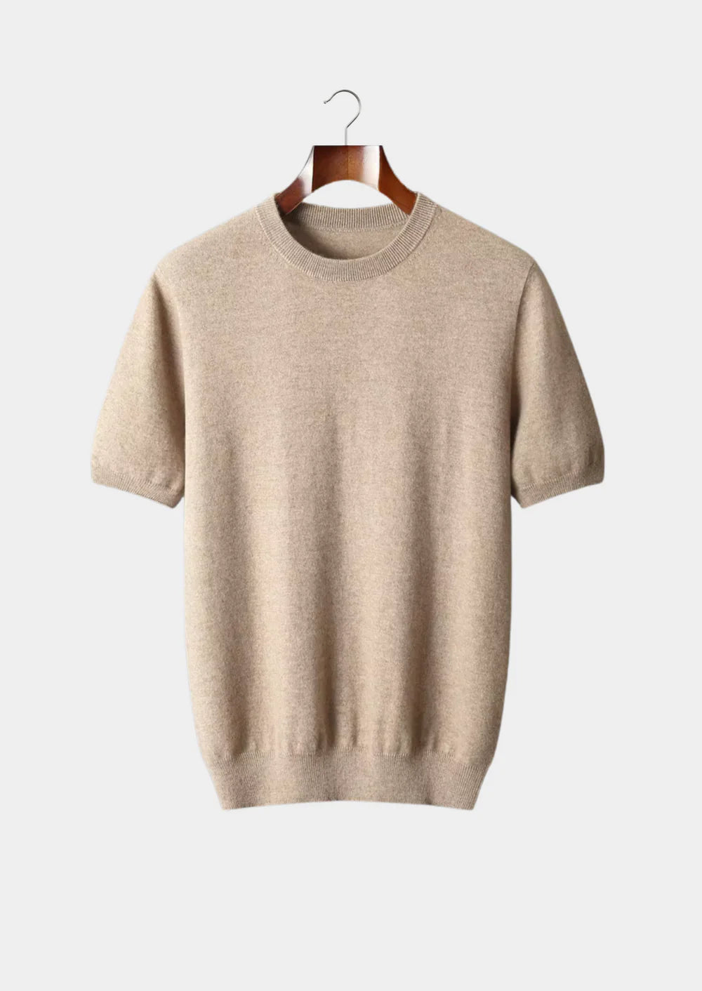 PREMIUM CASHMERE CLASSIC CREWNECK T-SHIRT