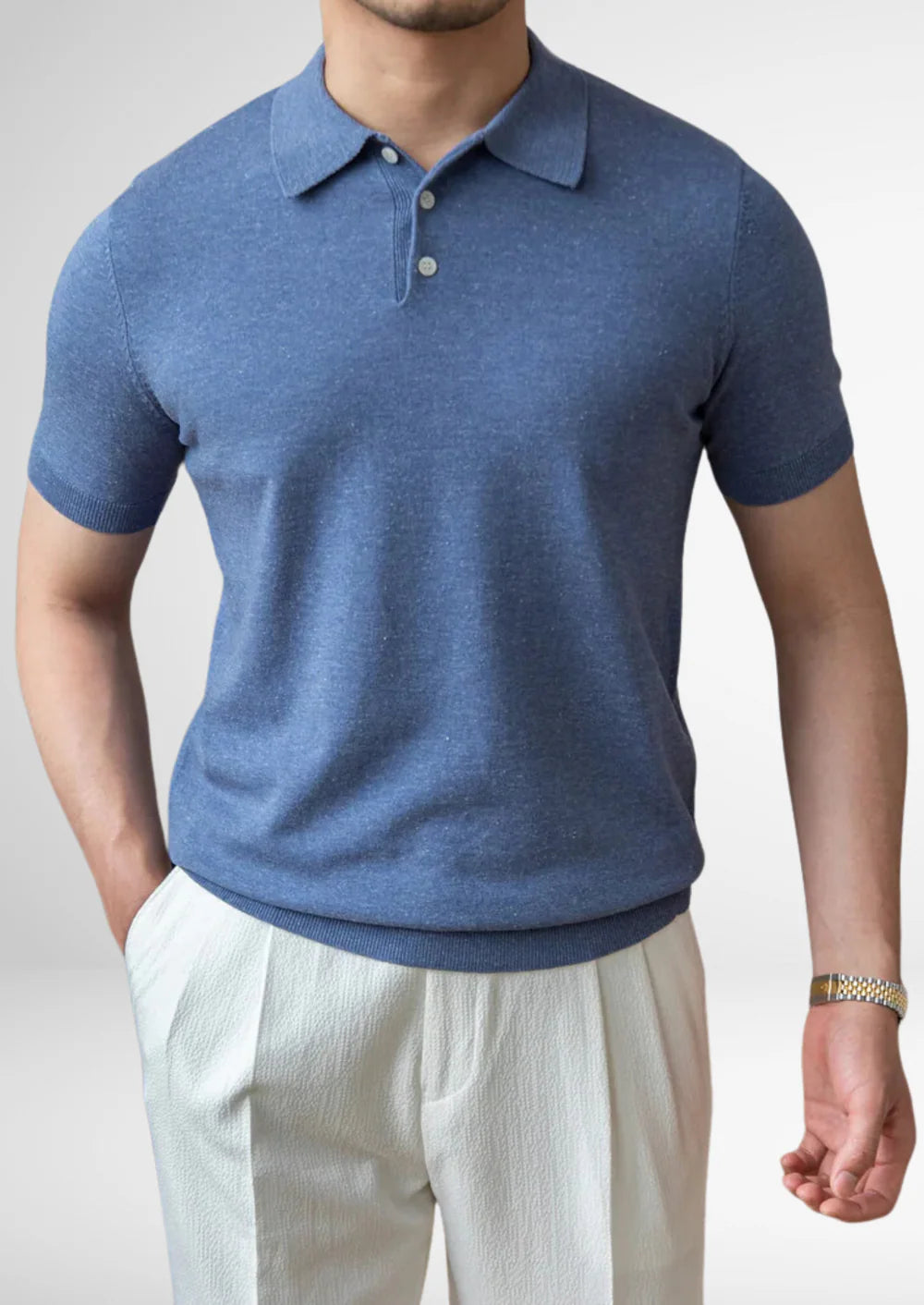 RIVIERA BUTTON-UP POLO