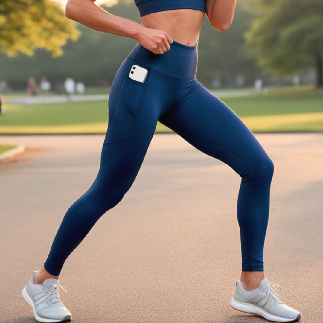 Performance legging met zakken