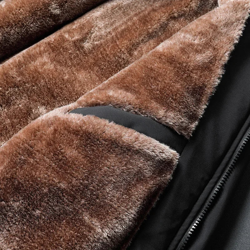 Modaura™ | Winter Fleece-lined Thickened Woolen Jacket