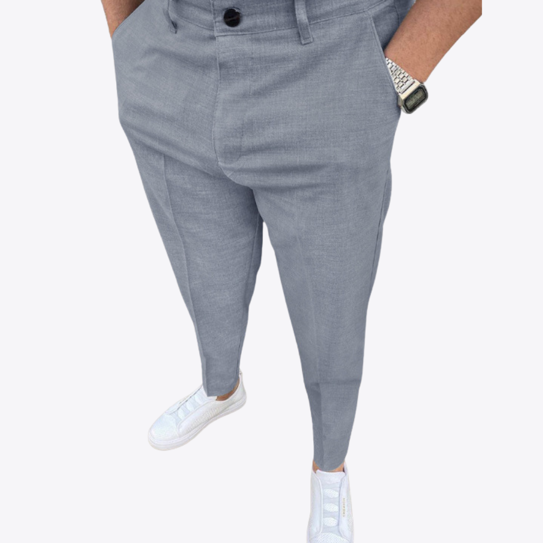 Modaura™ | Casual broek met slanke pasvorm